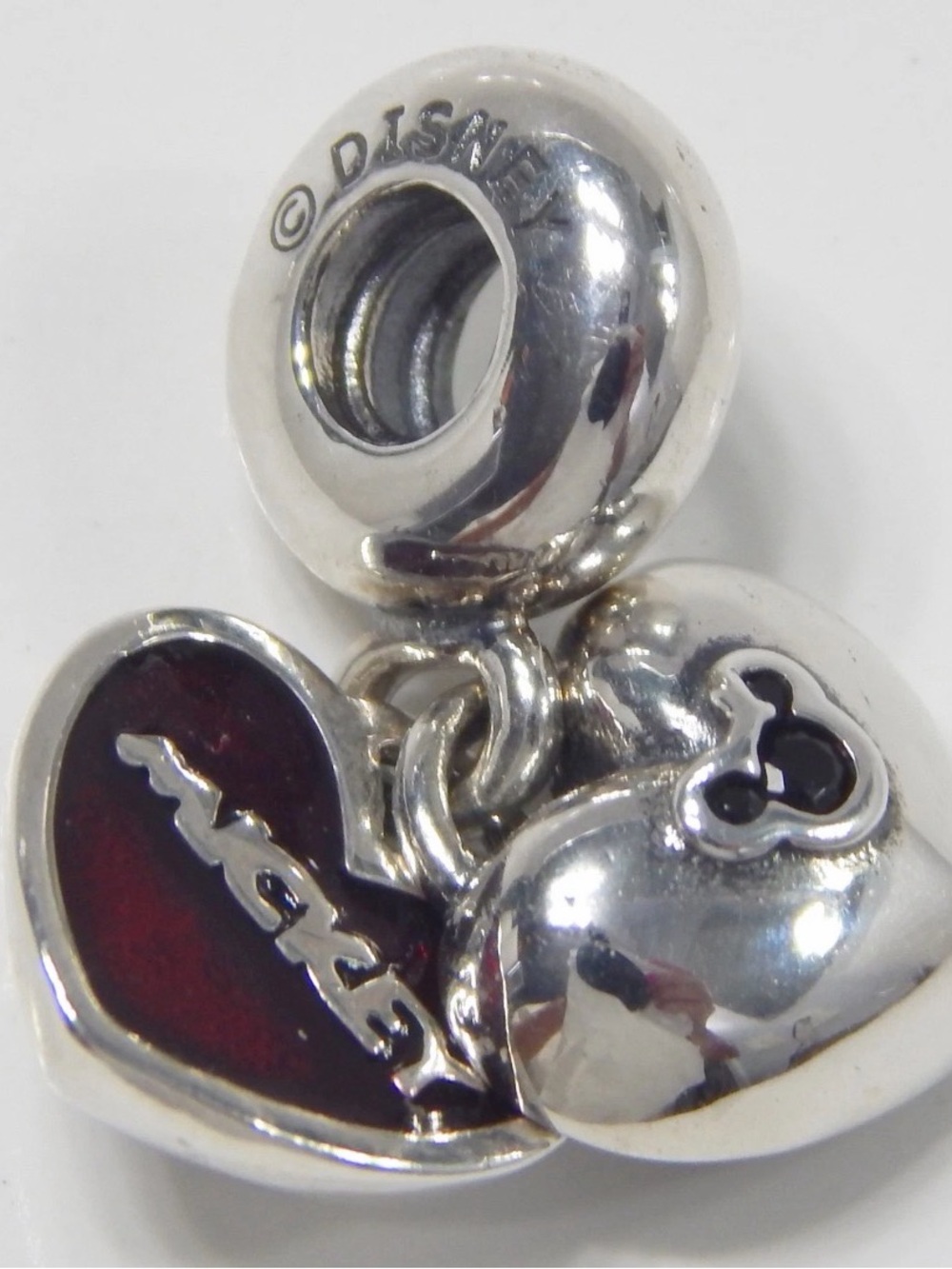 Pandora Charm Mickey & Minnie Double Heart Disney